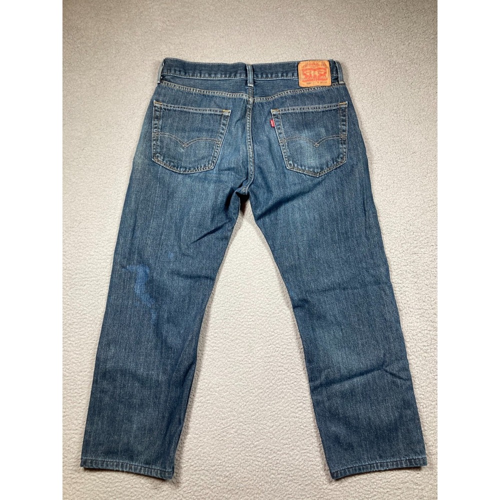 Levis Jeans Men's 36x30* Blue 505 Regular‎ Straight American Medium Wash Denim - Picture 10 of 16